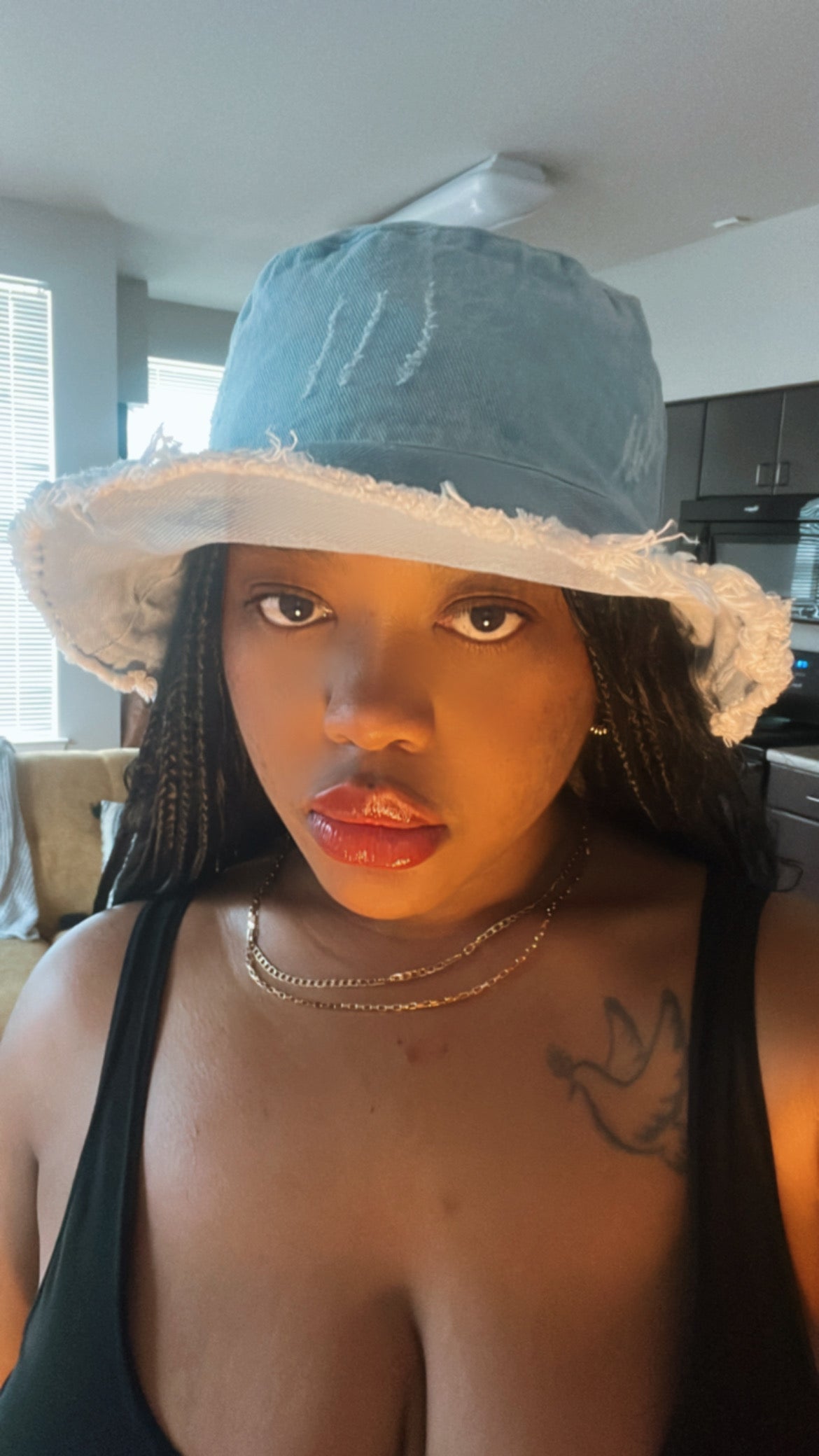 Denim Bucket Hat